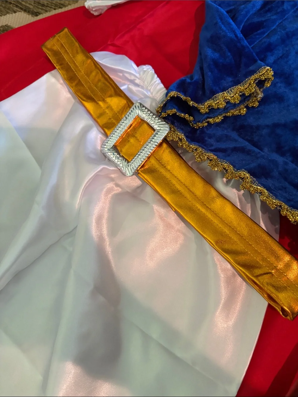 Classic Royal Prince Kids Costume - Blue, Red & Gold